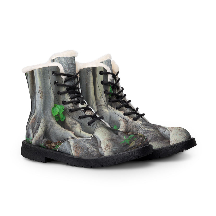 Women's Fur and Leather Boots