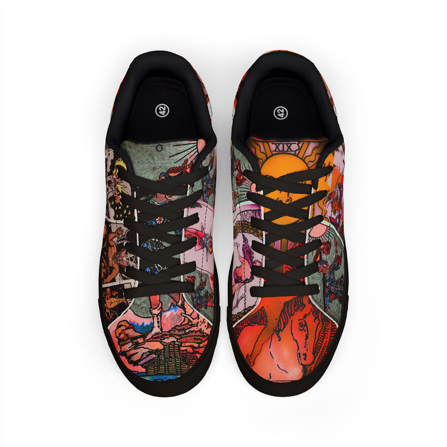 Men's Low-Top Leather Sneakers